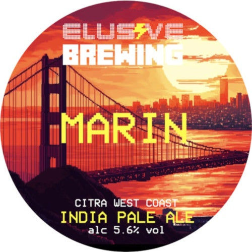 CROWLER - Elusive Brewing - Marin - 5.6% (500ml) - Ghost Whale