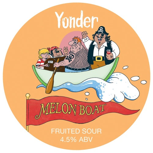 CROWLER - Yonder - Melon Boat - 5% (500ml) - Ghost Whale