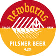 This is a crowler of CROWLER - Newbarns - Pilsner Beer - 4.2% (500ml). It is a Lager / Pilsner / Kölsch craft beer available to buy from Ghost Whale, voted London's best craft beer shop.