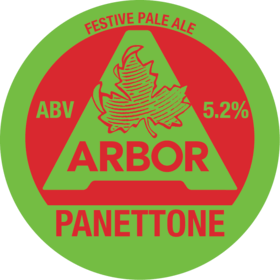 This is a crowler of CROWLER - Arbor - Panettone - 5.2% (500ml). It is a Pale Ale craft beer available to buy from Ghost Whale, voted London's best craft beer shop.