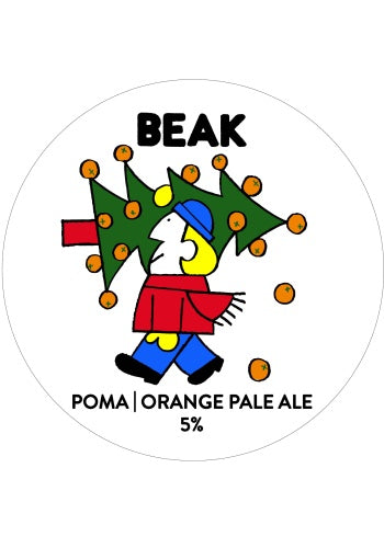 This is a crowler of CROWLER - Beak Brewery - Poma - 5% (500ml). It is a Pale Ale craft beer available to buy from Ghost Whale, voted London's best craft beer shop.