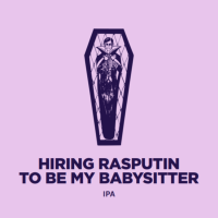 This is a crowler of CROWLER - Pomona Island - Hiring Rasputin To Be My Babysitter - 6.2% (500ml). It is a IPA craft beer available to buy from Ghost Whale, voted London's best craft beer shop.