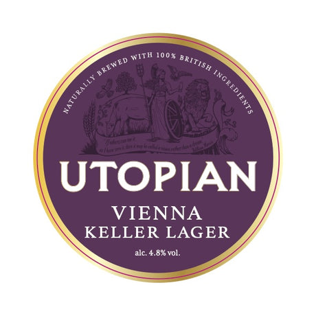 This is a crowler of CROWLER - Utopian - Vienna Lager - 4.8% (500ml). It is a Lager / Pilsner / Kölsch craft beer available to buy from Ghost Whale, voted London's best craft beer shop.