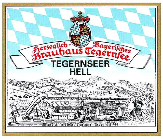 This is a crowler of CROWLER - Tegernseer - Hell - 4.8% (500ml). It is a Lager / Pilsner / Kölsch craft beer available to buy from Ghost Whale, voted London's best craft beer shop.