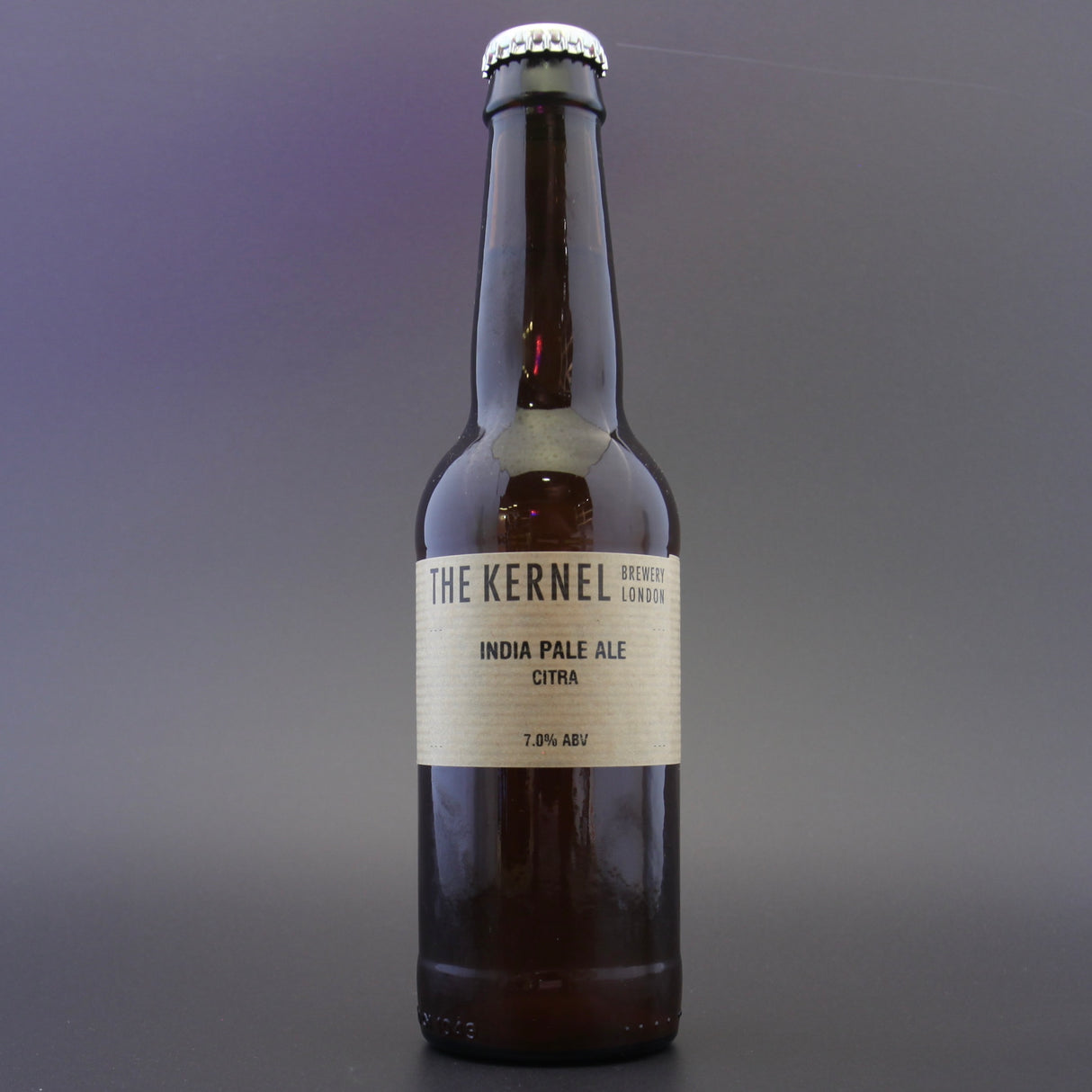This is a bottle of The Kernel - India Pale Ale (hops vary) - approx 7% (330ml). It is a IPA craft beer available to buy from Ghost Whale, voted London's best craft beer shop.
