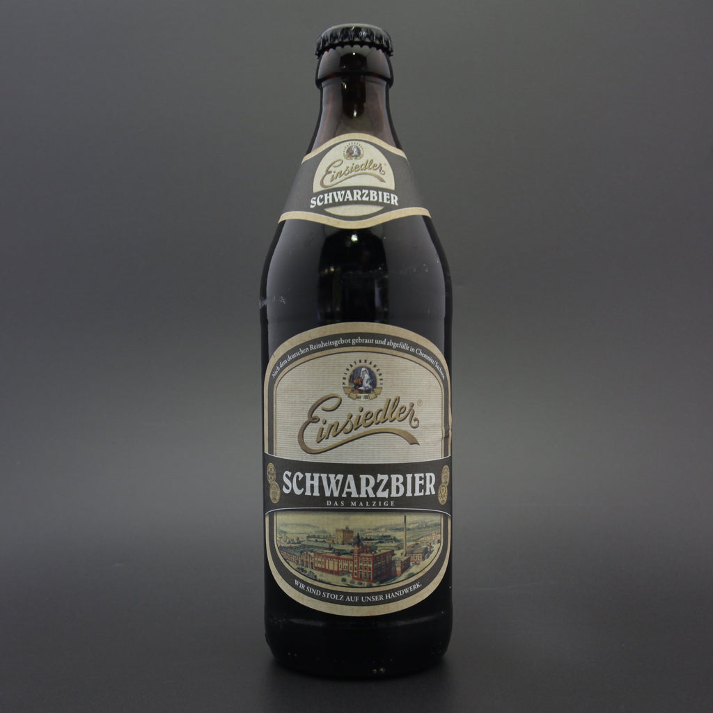 Einsiedler 'Schwarzbier', a 5.0% craft beer from Ghost Whale.