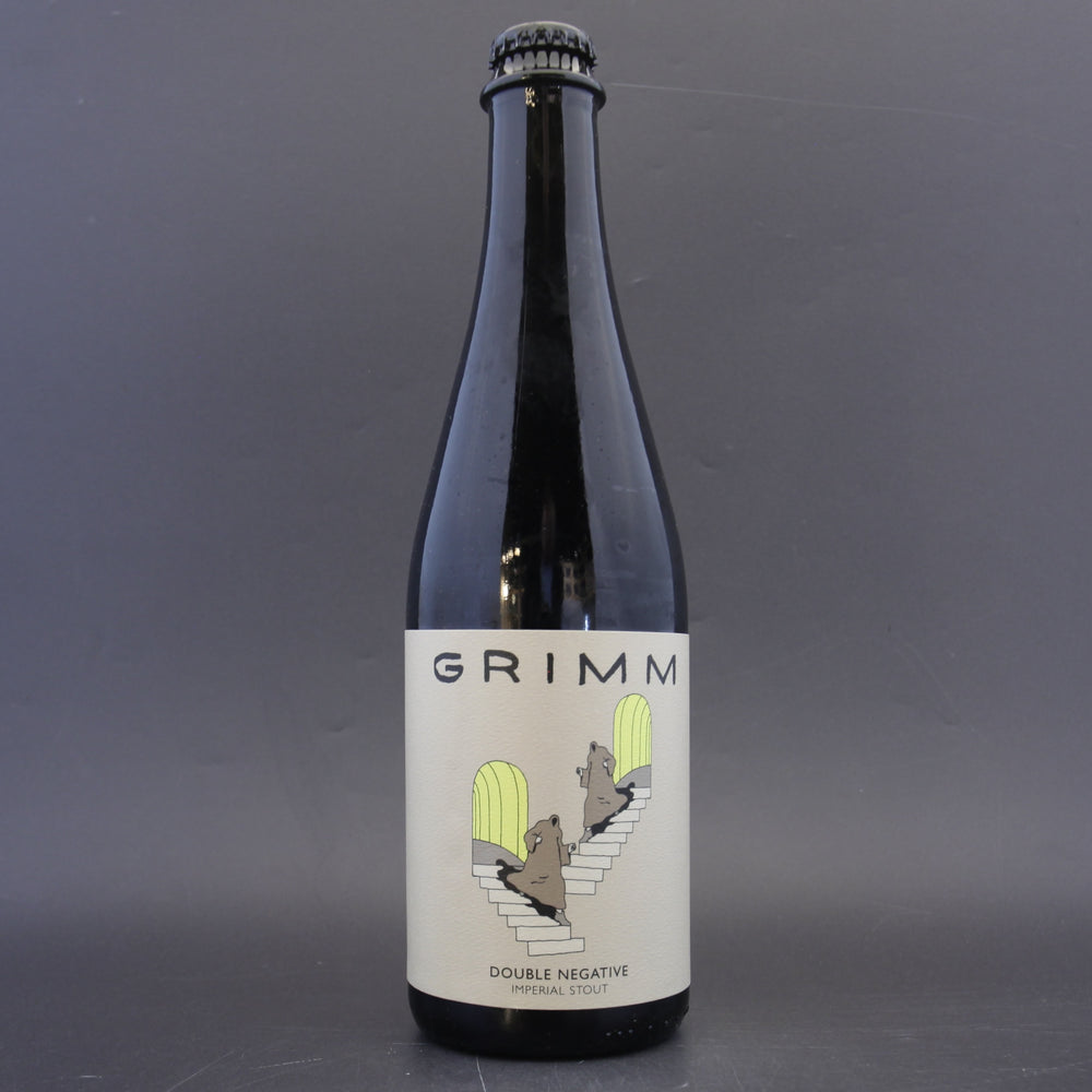 This is a bottle of Grimm Artisanal Ales - Double Negative - 10% (500ml). It is a Imperial Stout / Porter craft beer available to buy from Ghost Whale, voted London's best craft beer shop.