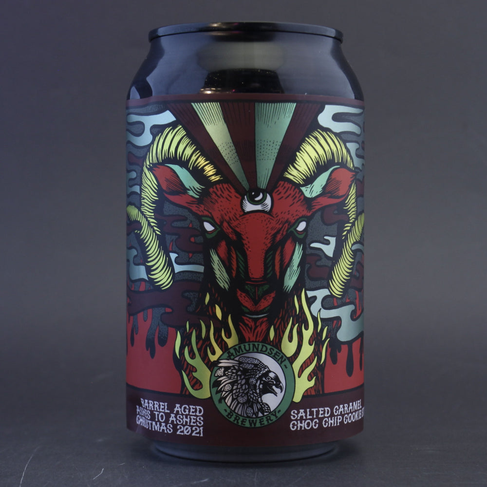 This is a can of Amundsen - BA Ashes To Ashes - 11.5% (330ml). It is a Imperial Stout / Porter craft beer available to buy from Ghost Whale, voted London's best craft beer shop.