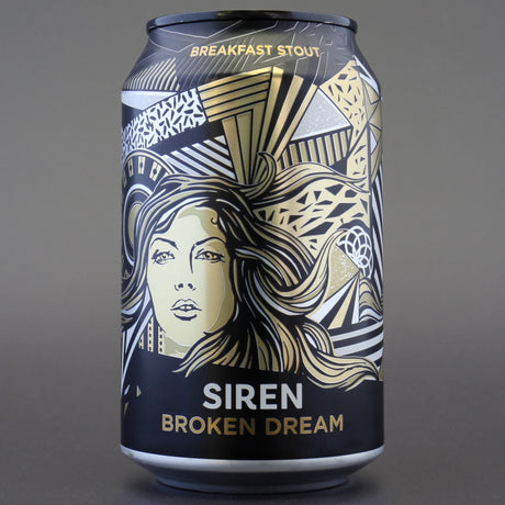 This is a can of Siren - Broken Dream - 6.5% (330ml). It is a Stout / Porter craft beer available to buy from Ghost Whale, voted London's best craft beer shop.