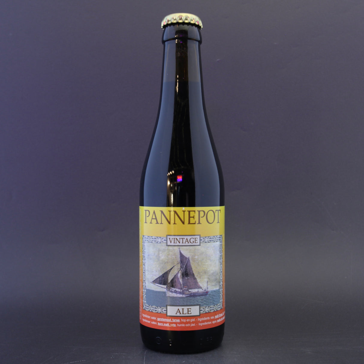 This is a bottle of De Struise - Pannepot - 10% (330ml). It is a Belgian Style craft beer available to buy from Ghost Whale, voted London's best craft beer shop.