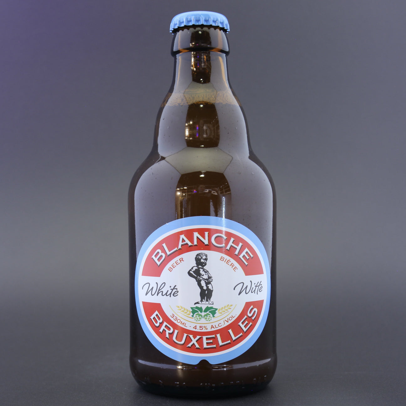 This is a bottle of Lefebvre - Blanche De Bruxelles - 4.5% (330ml). It is a Wit / Wheat craft beer available to buy from Ghost Whale, voted London's best craft beer shop.