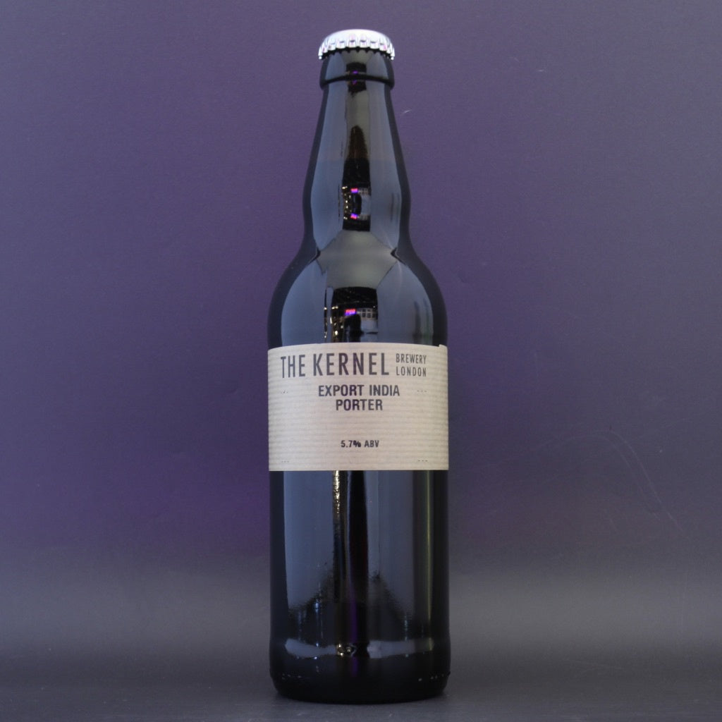 This is a bottle of The Kernel - Export India Porter - 5.7% (500ml). It is a Stout / Porter craft beer available to buy from Ghost Whale, voted London's best craft beer shop.