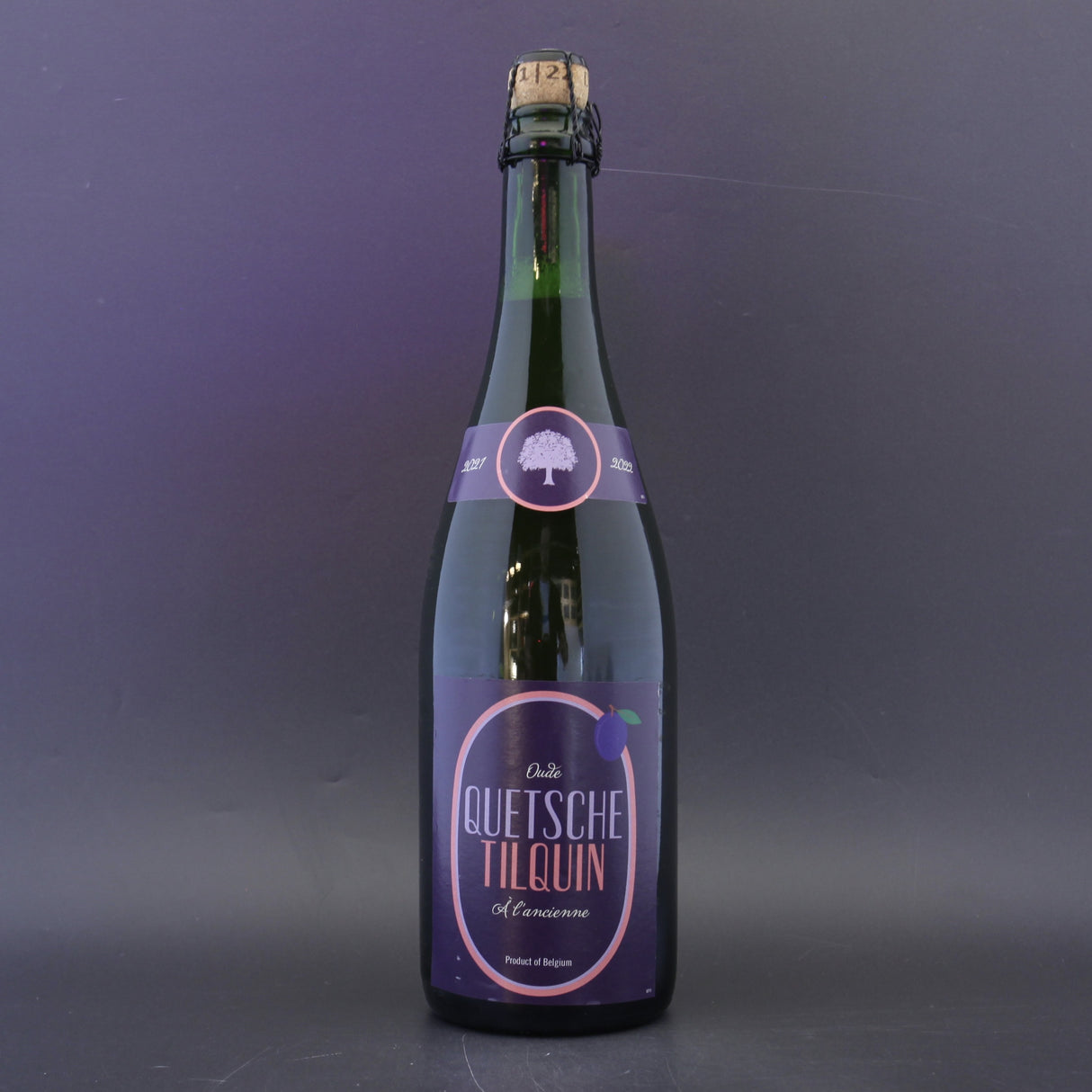 This is a sharing bottle of Tilquin - Quetsche A L'Ancienne - 6.4% (750ml). It is a Lambic craft beer available to buy from Ghost Whale, voted London's best craft beer shop.