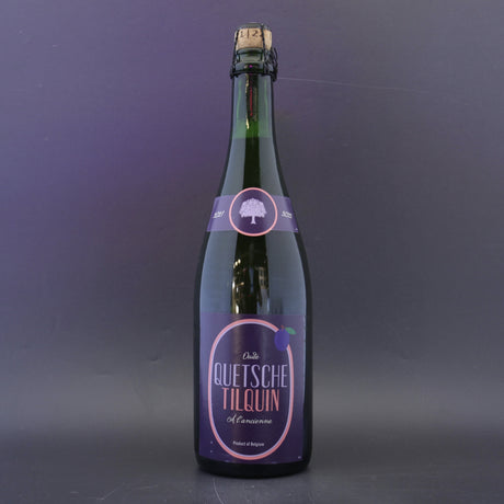 This is a sharing bottle of Tilquin - Quetsche A L'Ancienne - 6.4% (750ml). It is a Lambic craft beer available to buy from Ghost Whale, voted London's best craft beer shop.