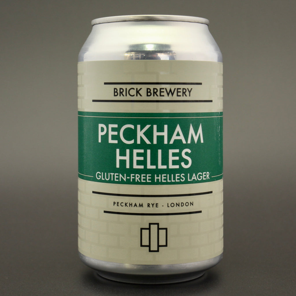 Brick Brewery 'Peckham Helles (gf)', a 4.2% craft beer from Ghost Whale.