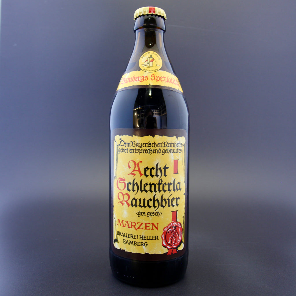 Schlenkerla 'Rauchbier Marzen', a 5.1% craft beer from Ghost Whale.