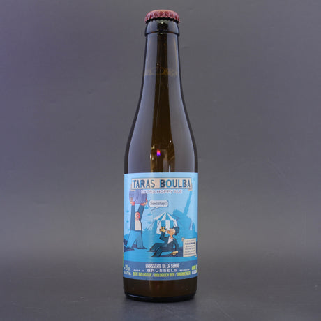 This is a bottle of De La Senne - Taras Boulba - 4.5% (330ml). It is a Blonde / Golden Ale craft beer available to buy from Ghost Whale, voted London's best craft beer shop.