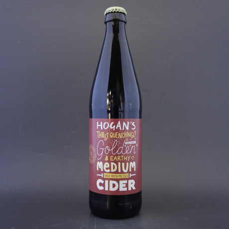 This is a bottle of Hogan's - Medium Cider - 5.4% (500ml). It is a  craft cider available to buy from Ghost Whale, voted London's best craft beer shop.