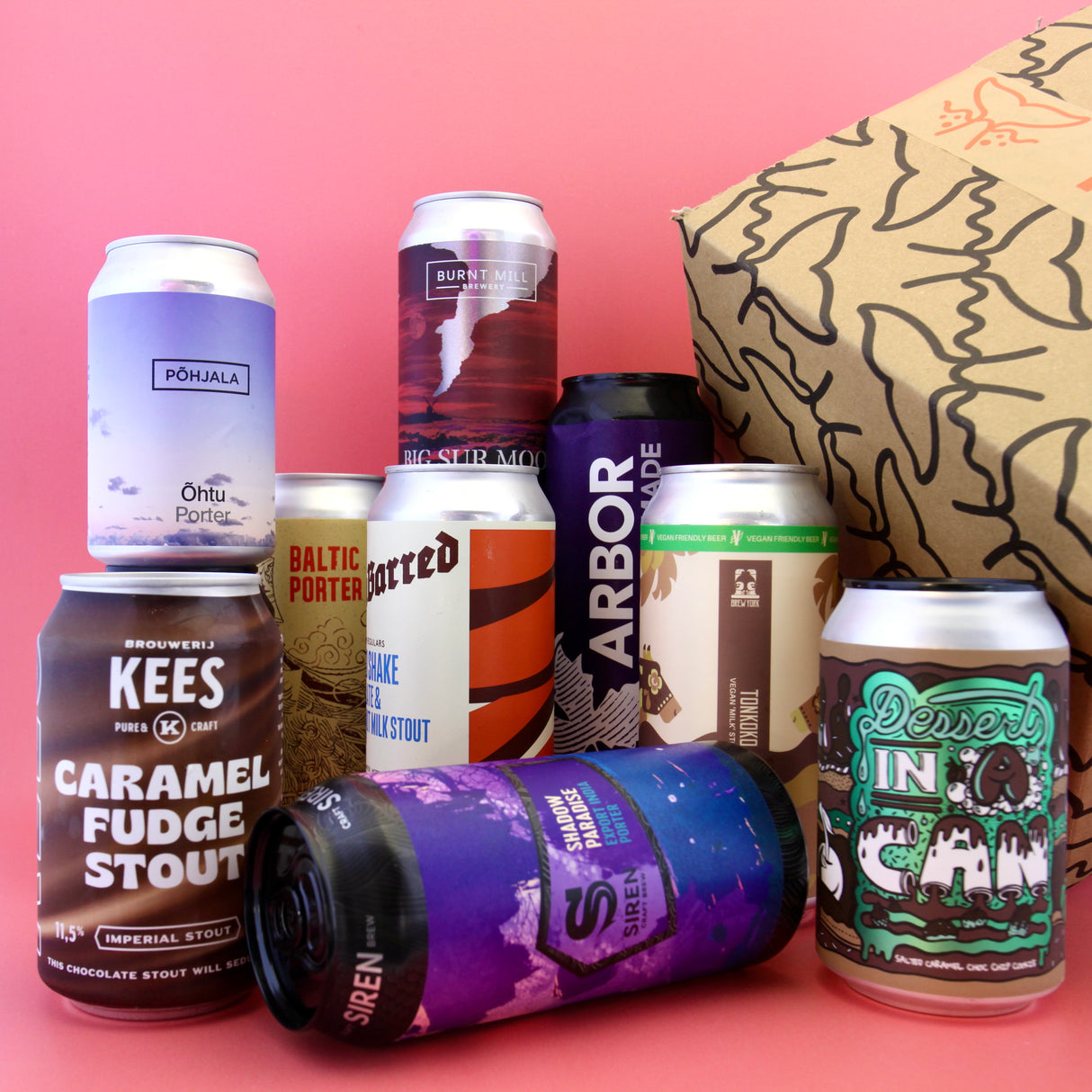 Ghost Whale Selection Box - Dark Beers