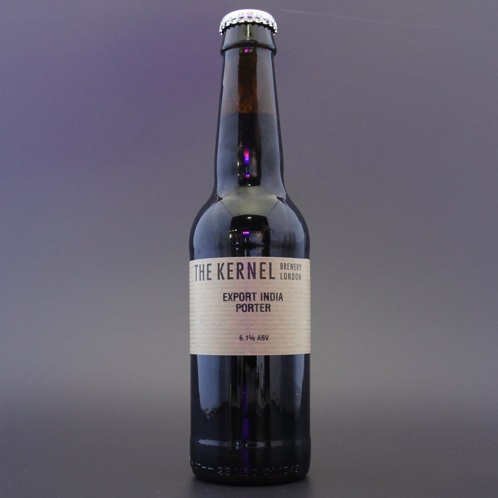 This is a bottle of The Kernel - Export India Porter - 6.5% (330ml). It is a Stout / Porter craft beer available to buy from Ghost Whale, voted London's best craft beer shop.