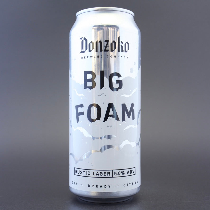Donzoko 'Big Foam', a 5.0% craft beer from Ghost Whale.