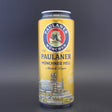 This is a can of Paulaner - Munich Lager - 4.9% (500ml). It is a Lager / Pilsner / Kölsch craft beer available to buy from Ghost Whale, voted London's best craft beer shop.