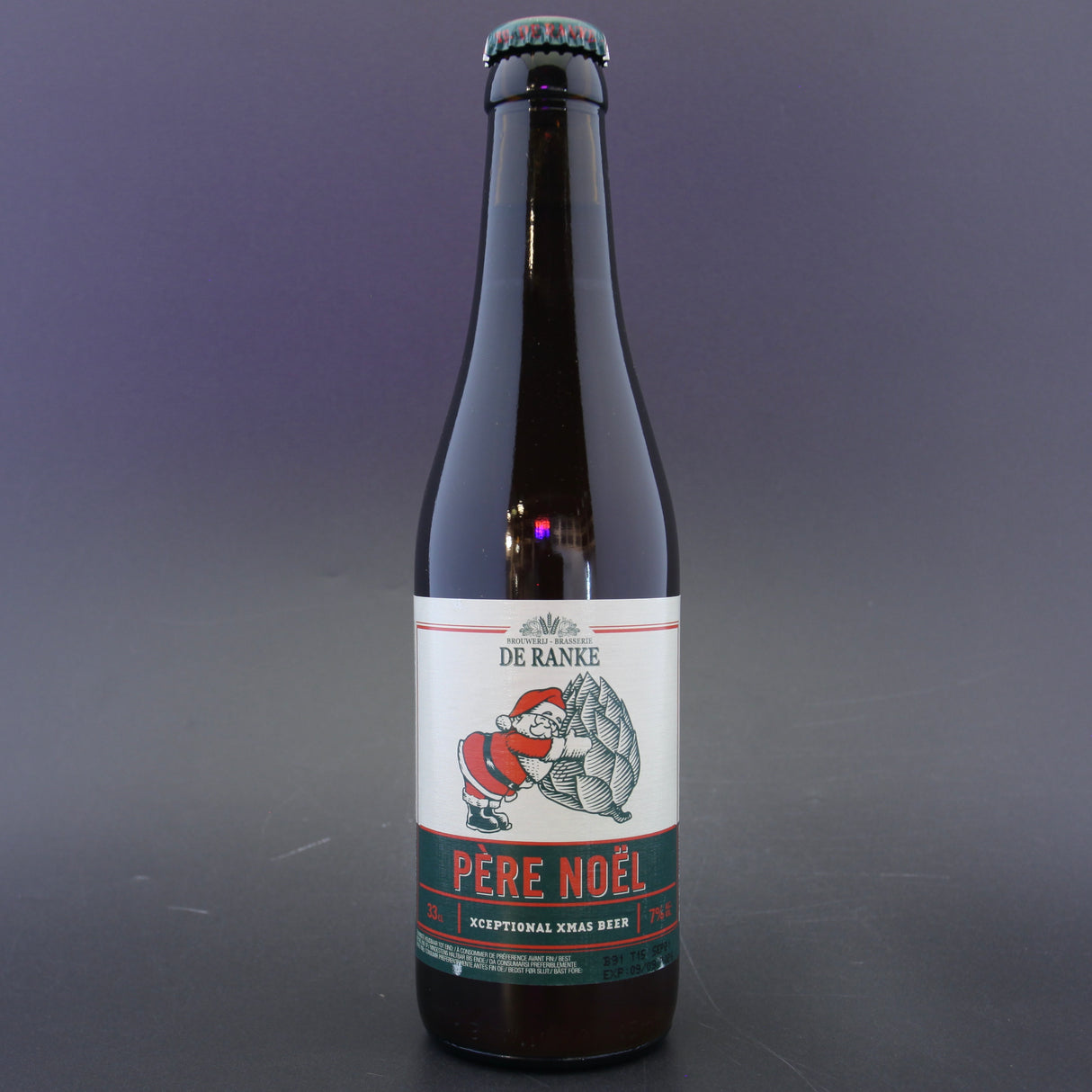 This is a bottle of Brouwerij De Ranke - Pere Noel - 7% (330ml). It is a Belgian Style craft beer available to buy from Ghost Whale, voted London's best craft beer shop.