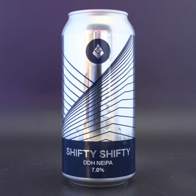 This is a can of Drop Project - Shifty Shifty - 7% (440ml). It is a IPA craft beer available to buy from Ghost Whale, voted London's best craft beer shop.