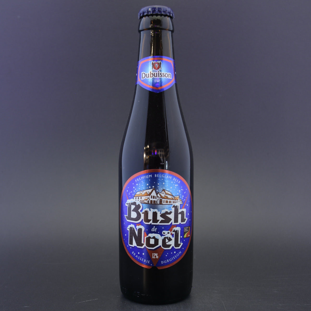 This is a bottle of Dubuisson - Bush de Noël - 12% (330ml). It is a  craft  available to buy from Ghost Whale, voted London's best craft beer shop.