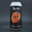 This is a can of Yonder - Coconut Florentine - 5% (440ml). It is a Stout / Porter craft beer available to buy from Ghost Whale, voted London's best craft beer shop.