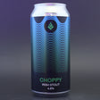 This is a can of Drop Project - Choppy - 4.8% (440ml). It is a Stout / Porter craft beer available to buy from Ghost Whale, voted London's best craft beer shop.