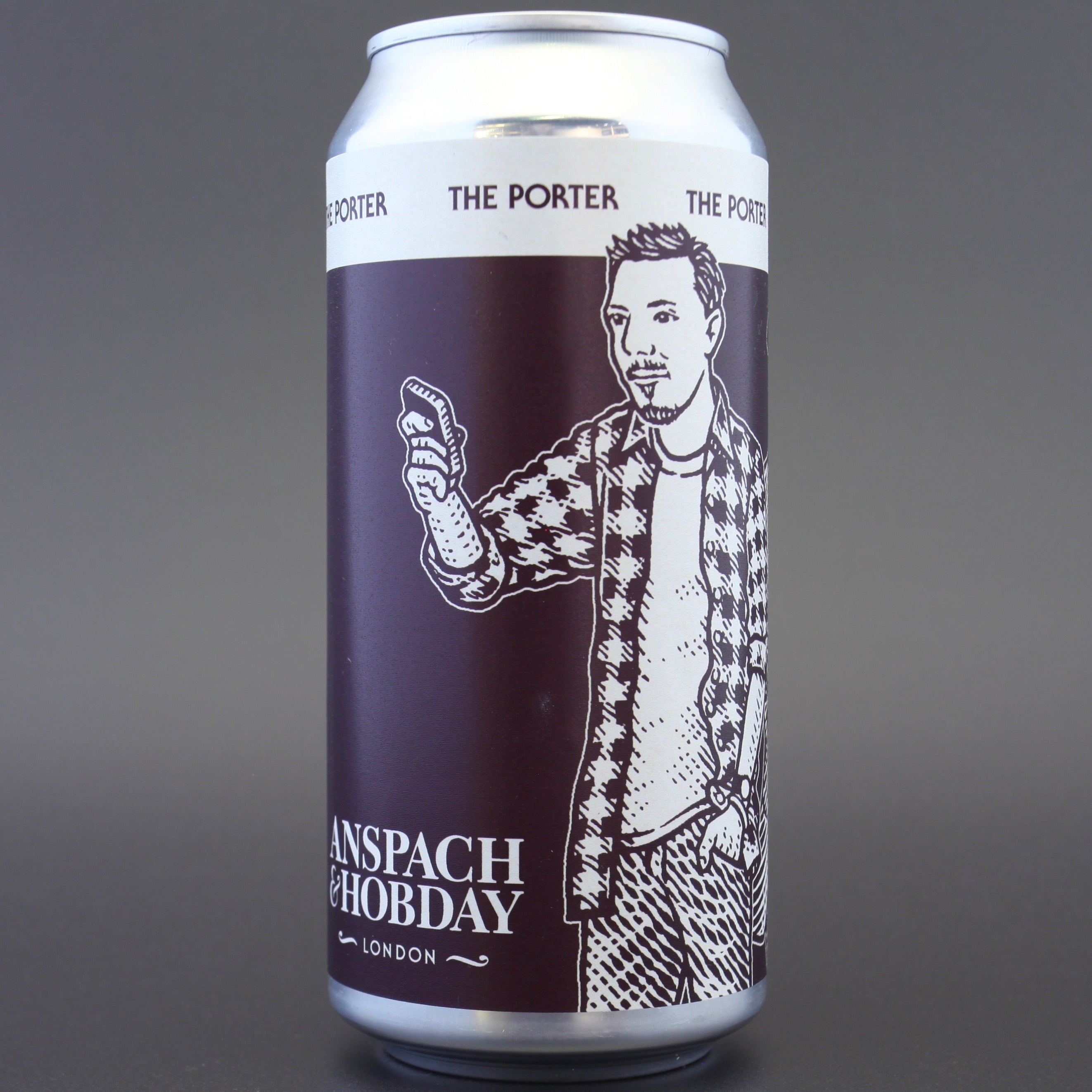 Anspach & Hobday - The Porter - 6.7% (440ml) - Ghost Whale