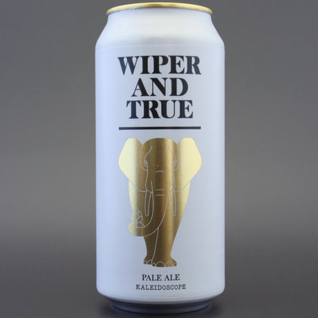 This is a can of Wiper And True - Kaleidoscope - 4.2% (440ml). It is a Pale Ale craft beer available to buy from Ghost Whale, voted London's best craft beer shop.