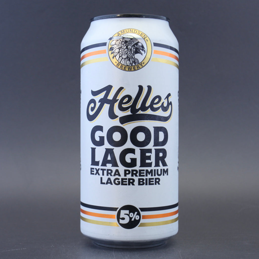 Amundsen - Helles Good Lager - 5% (440ml) - Ghost Whale