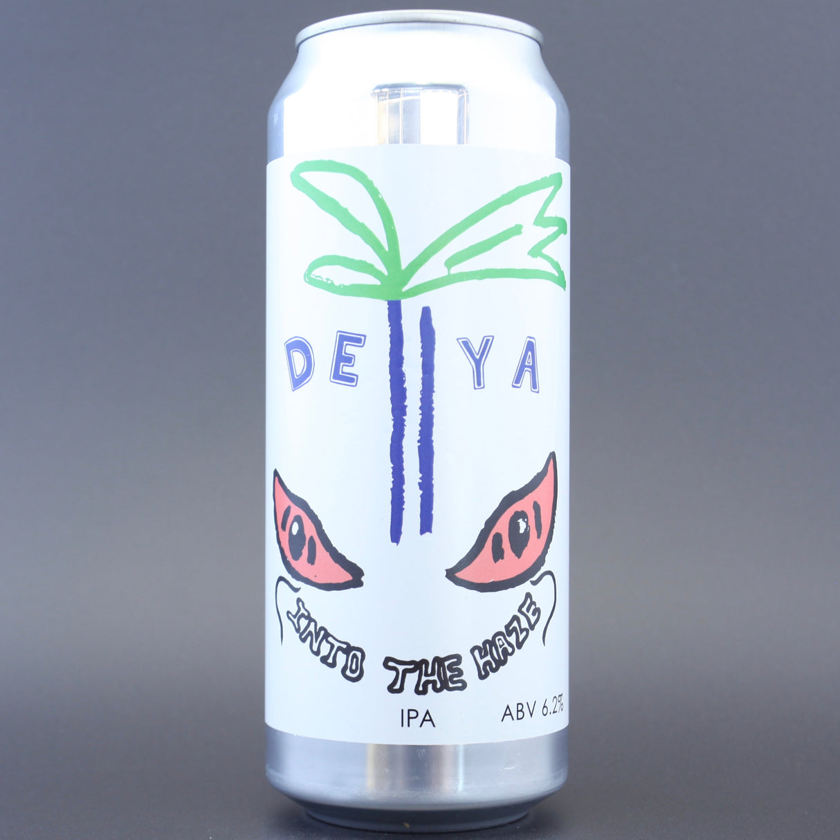 This is a can of DEYA - Into The Haze - 6.2% (500ml). It is a IPA craft beer available to buy from Ghost Whale, voted London's best craft beer shop.