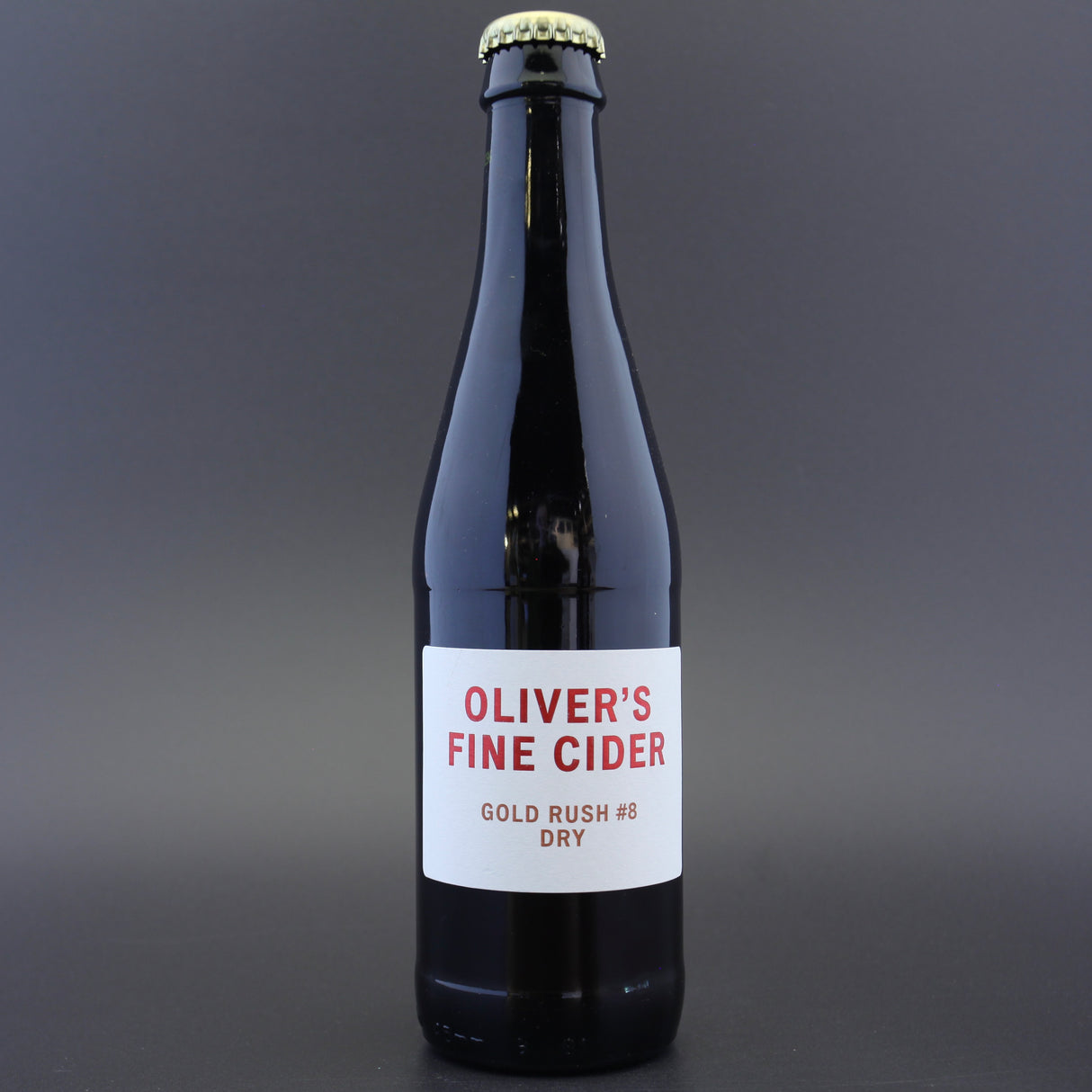 This is a bottle of Oliver's - Gold Rush - 6.5% (330ml). It is a  craft cider available to buy from Ghost Whale, voted London's best craft beer shop.