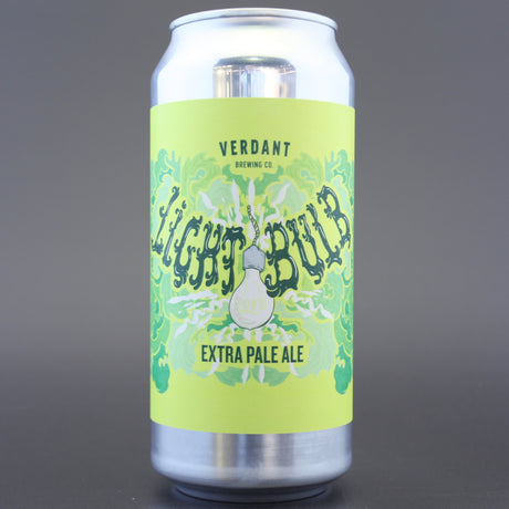 This is a can of Verdant - Lightbulb - 4.5% (440ml). It is a Pale Ale craft beer available to buy from Ghost Whale, voted London's best craft beer shop.