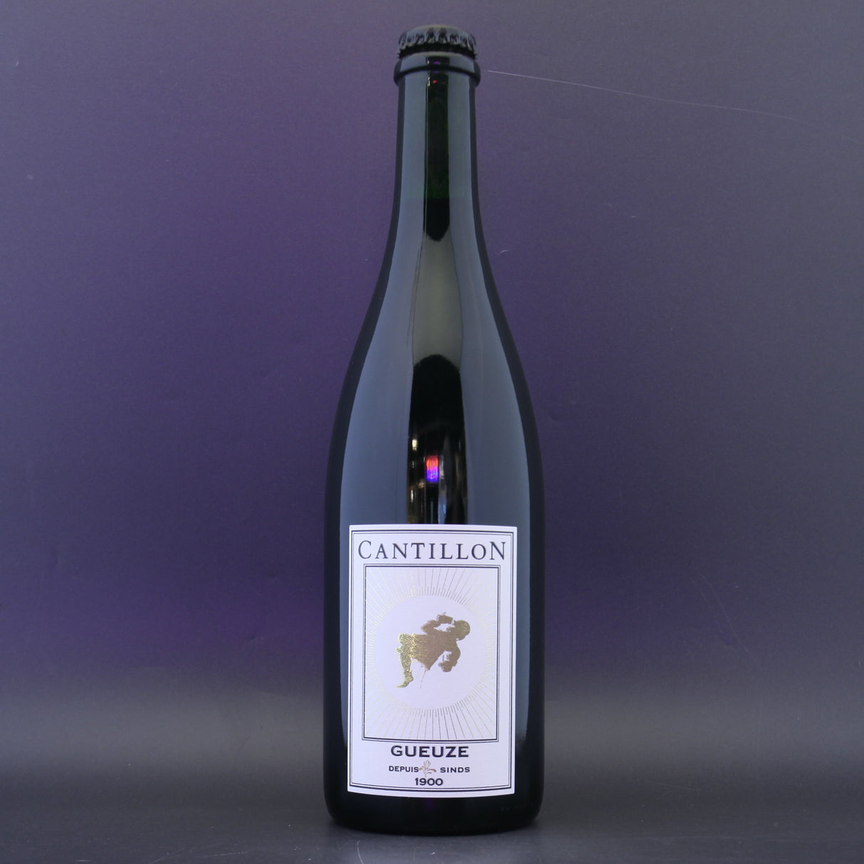 This is a sharing bottle of Cantillon - Gueuze - 5.5% (750ml). It is a Lambic craft beer available to buy from Ghost Whale, voted London's best craft beer shop.