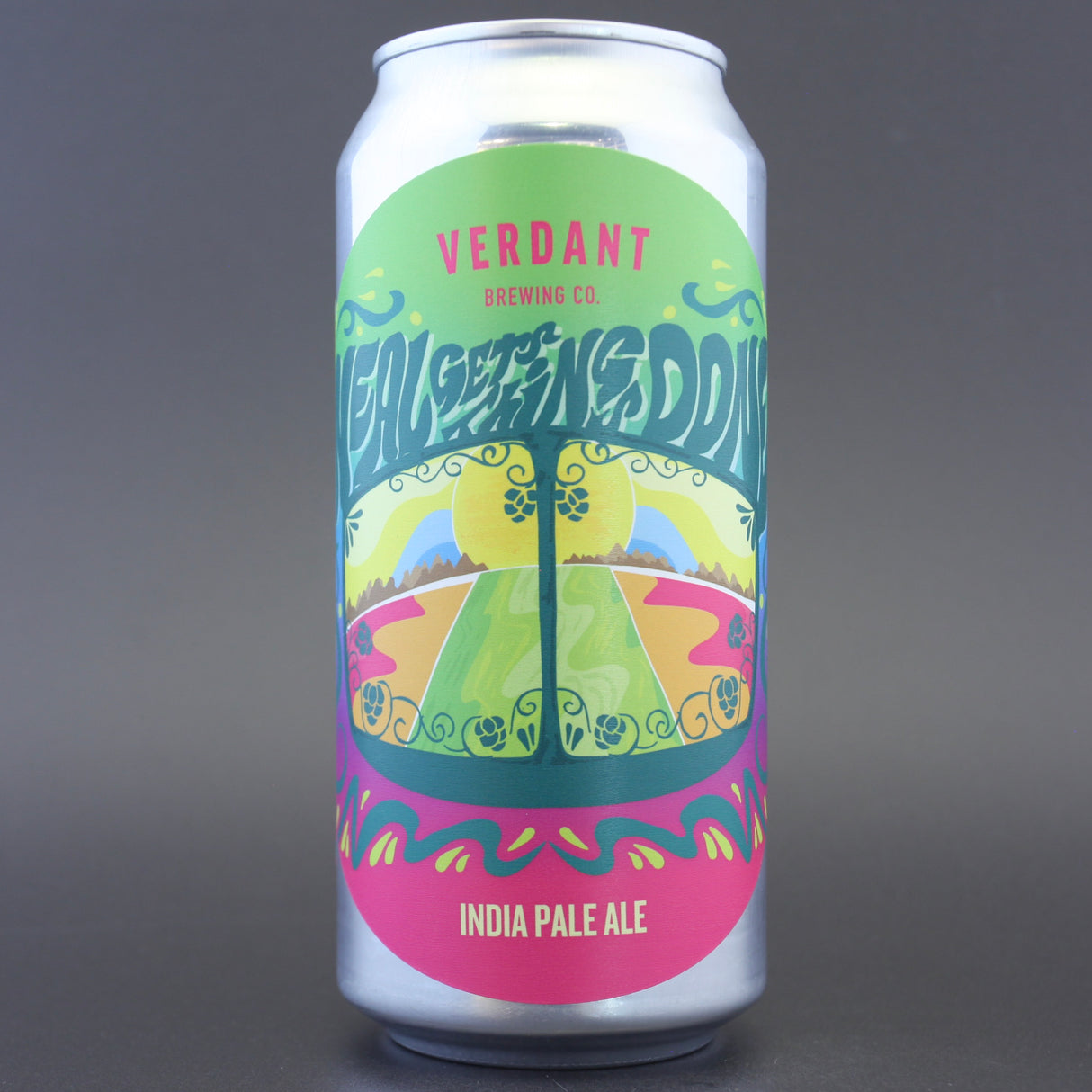 This is a can of Verdant - Neal Gets Things Done - 6.1% (440ml). It is a IPA craft beer available to buy from Ghost Whale, voted London's best craft beer shop.