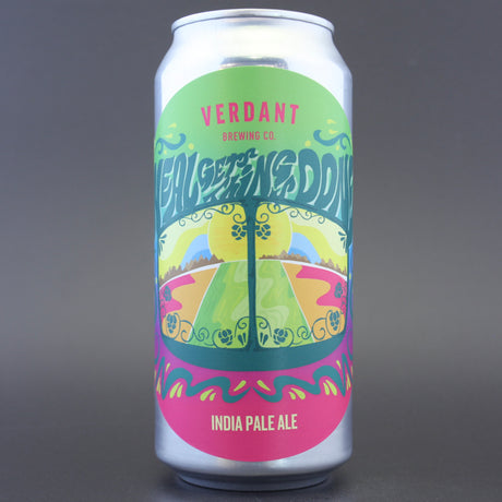 This is a can of Verdant - Neal Gets Things Done - 6.1% (440ml). It is a IPA craft beer available to buy from Ghost Whale, voted London's best craft beer shop.