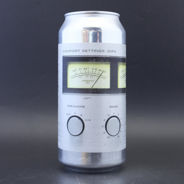 This is a can of Verdant / Wylam - Comfort Settings - 8% (440ml). It is a Double IPA craft beer available to buy from Ghost Whale, voted London's best craft beer shop.