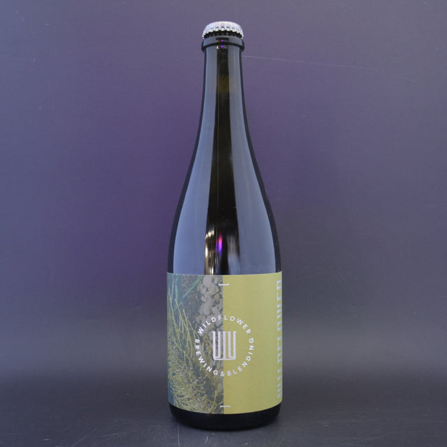 This is a sharing bottle of Wildflower - Good As Gold - 5% (750ml). It is a Wild Ale craft beer available to buy from Ghost Whale, voted London's best craft beer shop.