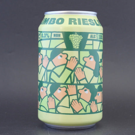 This is a can of Mikkeller - Limbo Riesling - 0.3% (330ml). It is a Sour craft beer available to buy from Ghost Whale, voted London's best craft beer shop.