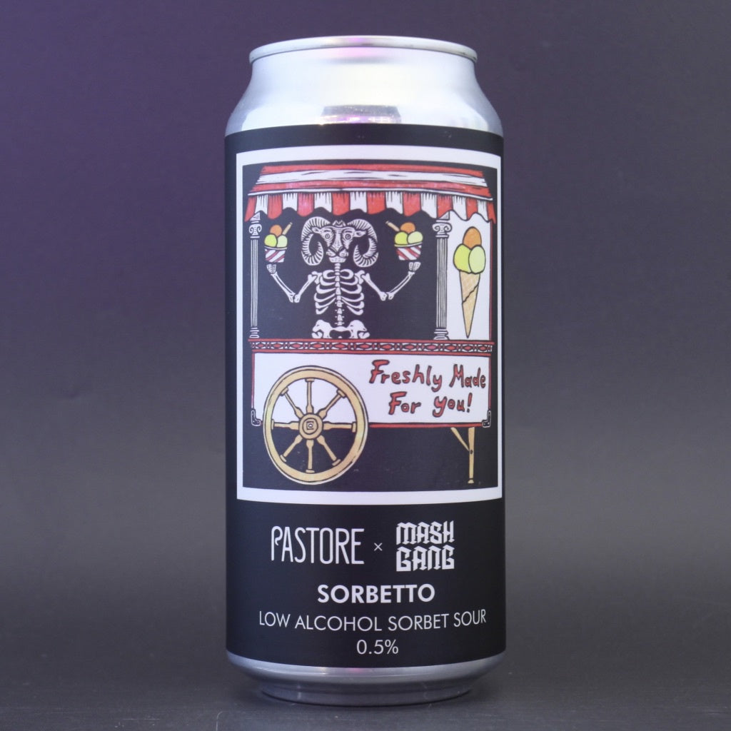 Pastore  Mash Gang - Sorbetto - 0.5% (440ml) - Ghost Whale