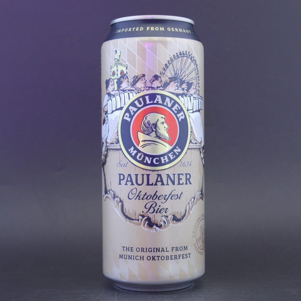 This is a can of Paulaner - Oktoberfest [can] - 6% (500ml). It is a Lager / Pilsner / Kölsch craft beer available to buy from Ghost Whale, voted London's best craft beer shop.