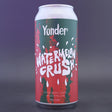 This is a can of Yonder - Watermelon Crush - 4% (440ml). It is a Sour craft beer available to buy from Ghost Whale, voted London's best craft beer shop.