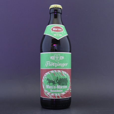 This is a bottle of Flotzinger - Weis'n Marzen - 5.8% (500ml). It is a Lager / Pilsner / Kölsch craft beer available to buy from Ghost Whale, voted London's best craft beer shop.
